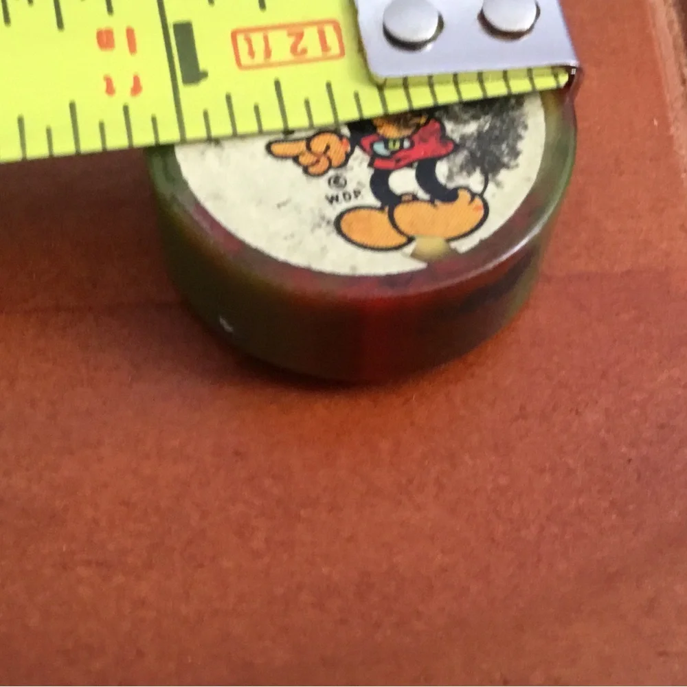 Rare Vintage Disney Mickey Mouse Bakelite Pencil Sharpener -Circa 1940's